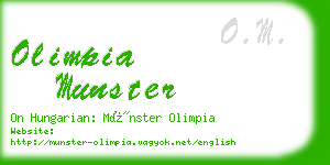 olimpia munster business card